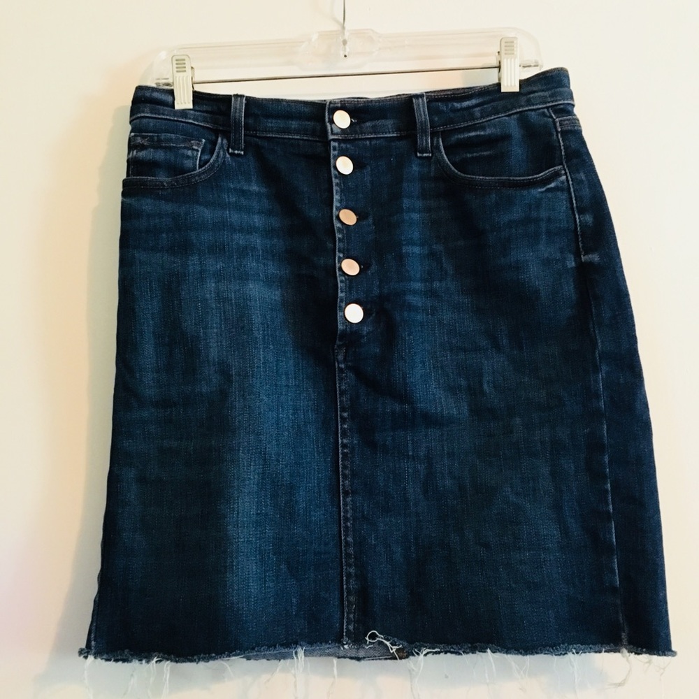J Brand Roleen Jean Skirt.